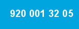 920 001 32 05